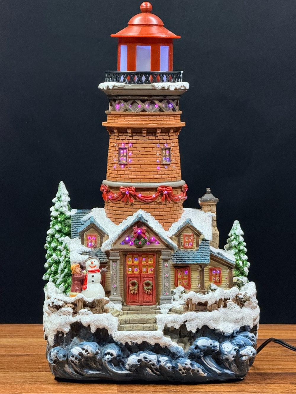 HOLIDAY LIVING Fiber Optic Lighthouse